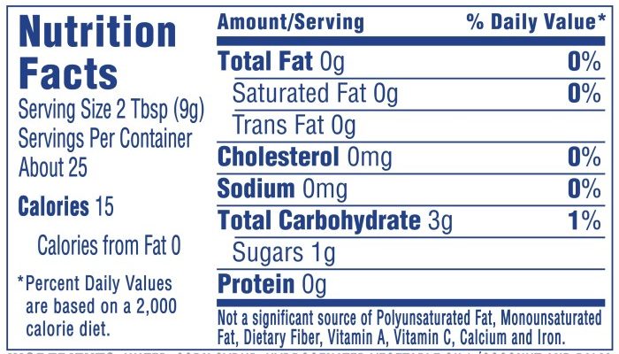 Cool whip nutrition facts