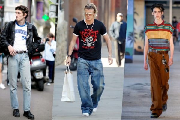 Trends y2k mens fashion